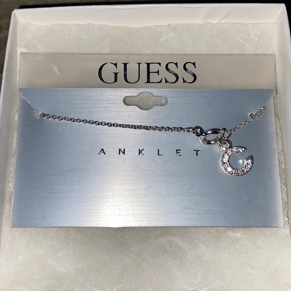 Letter C anklet